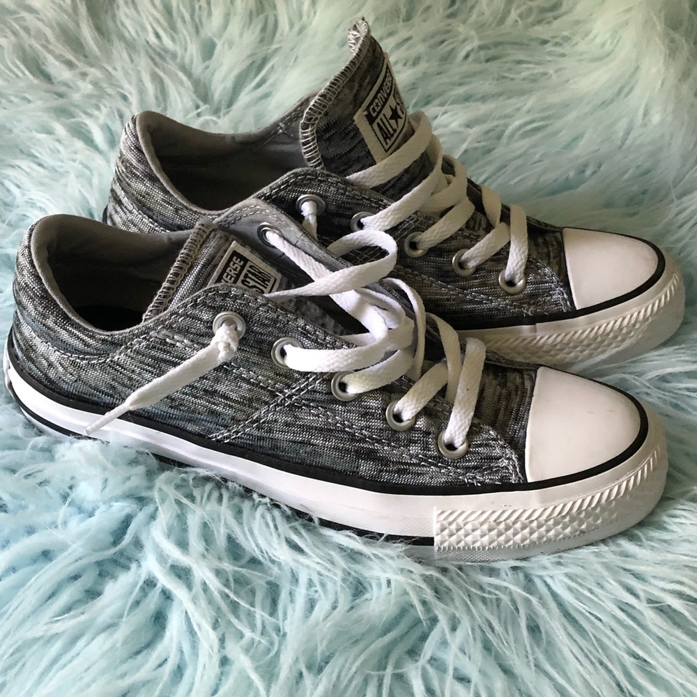 Gorgeous silver gray all star converse